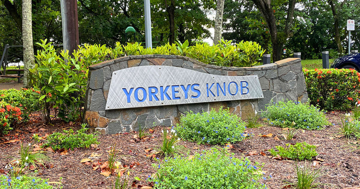 Yorkeys Knob Sign